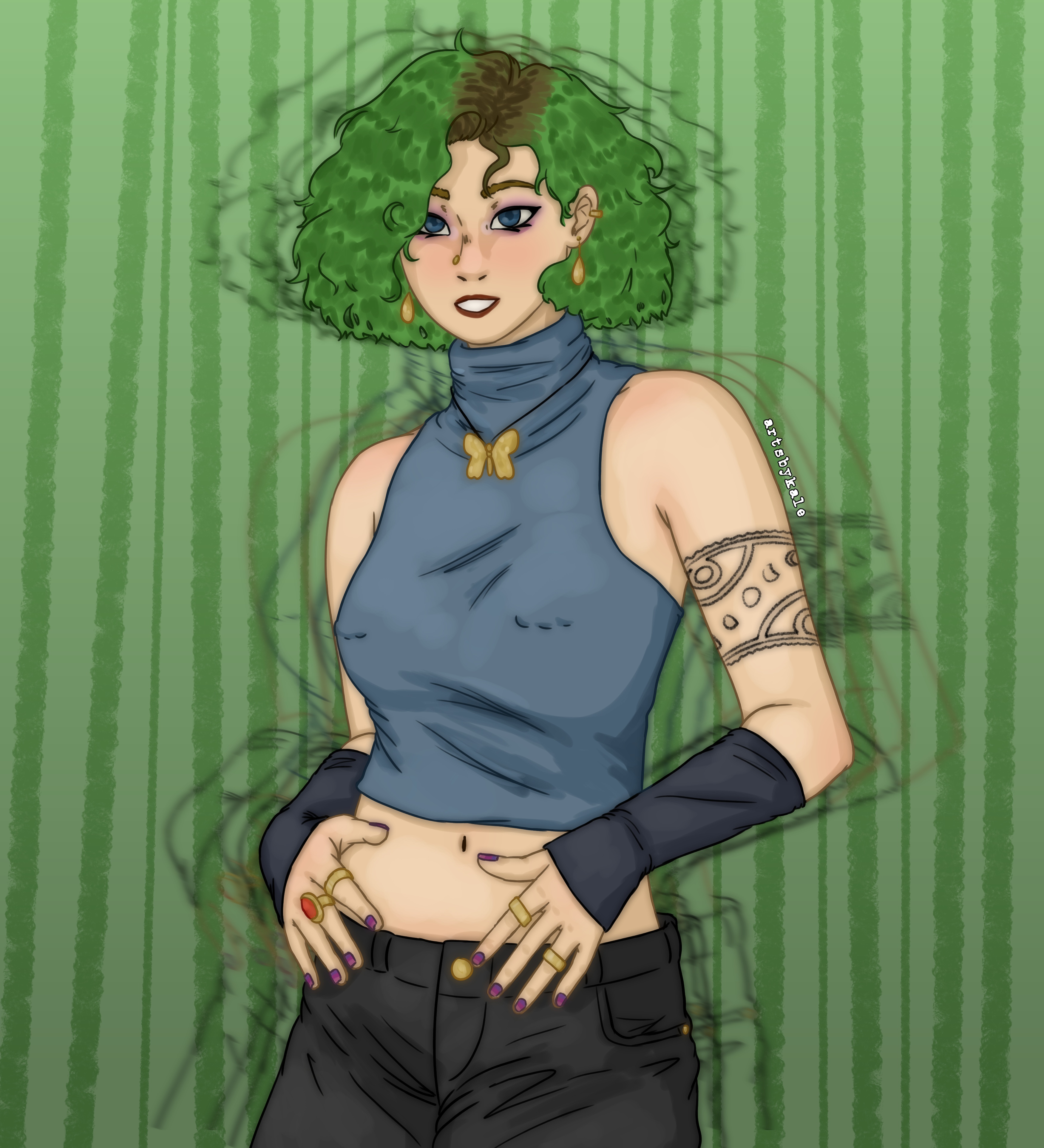 A drawing of an original character of mine, Lu