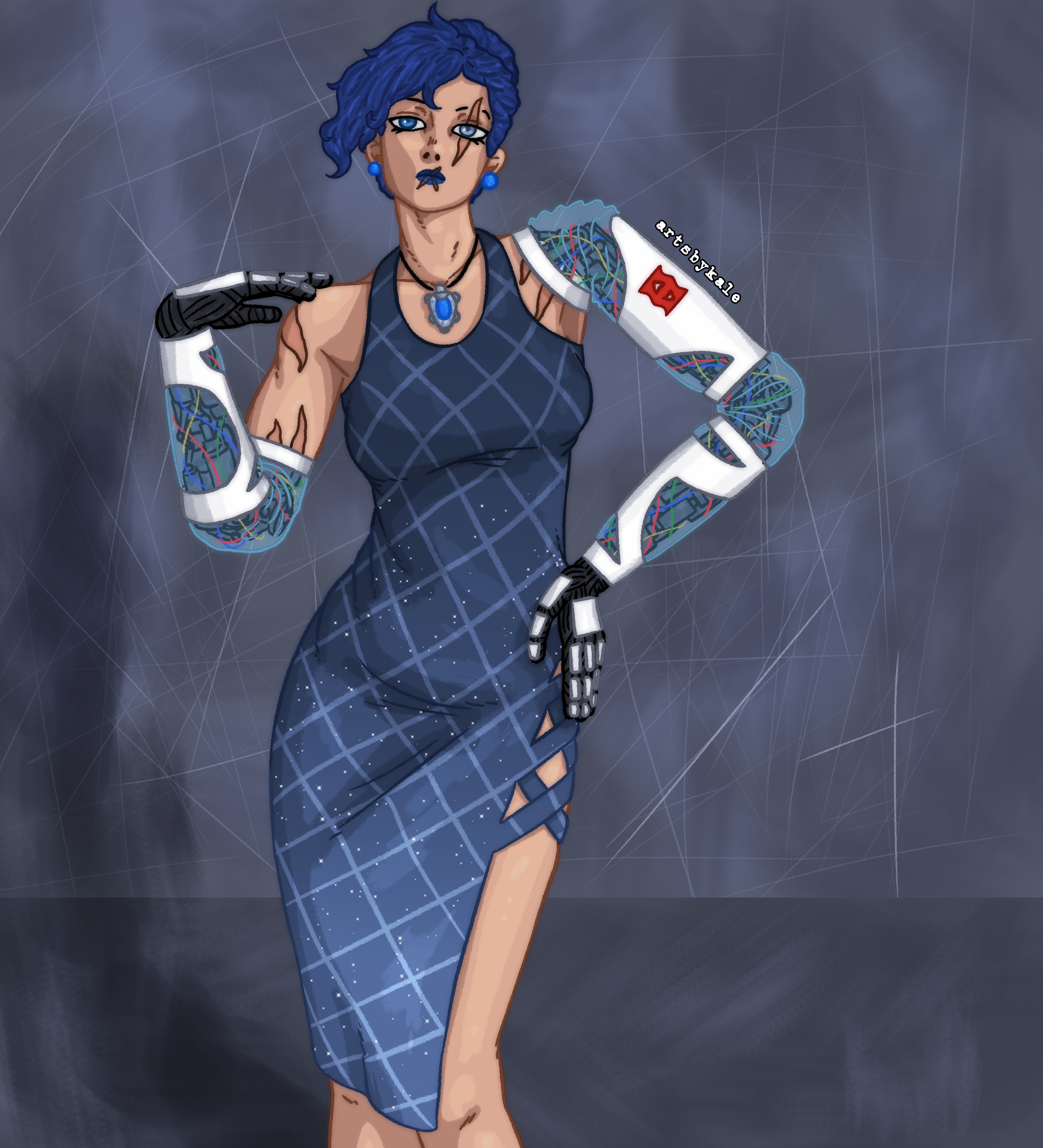 A drawing of an original character of mine, Maria